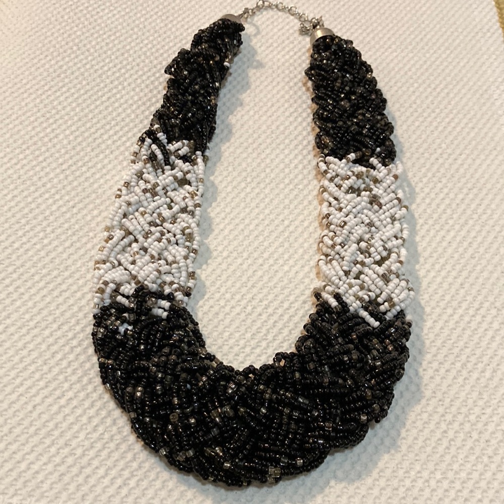 Seed bead necklace